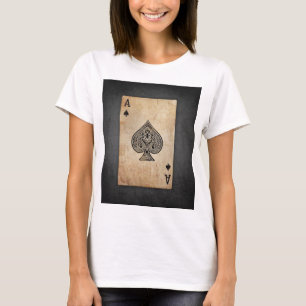 Spader dekorativ kudde t shirt