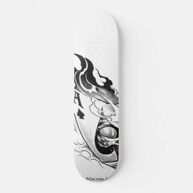 Spader ess skateboard bräda 19,5 cm (Framsida)