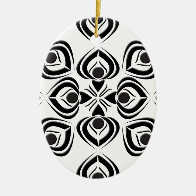 Spader Julgransprydnad Keramik (Framsidan)