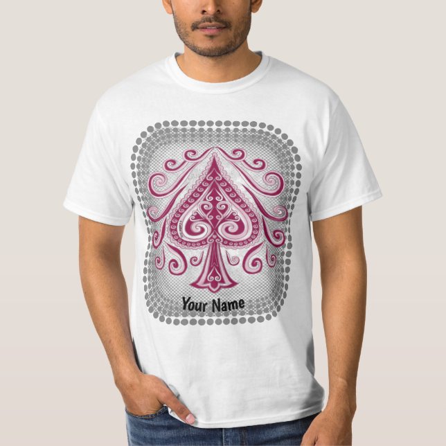 Spader poker t-shirt (Framsida)