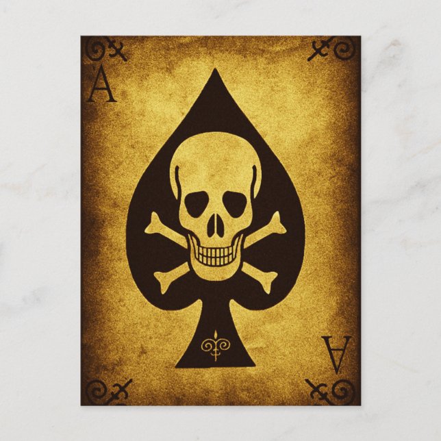 Spader-postkorts död vykort (Framsida)