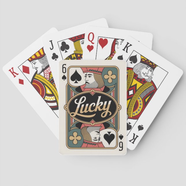 Spader Sex Lucky Kortlek (Baksidan)