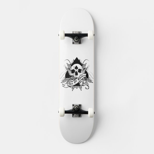 Spader Skateboard Bräda 20,5 Cm (Framsida)