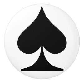 Spader-uppspelningskortform Knopp