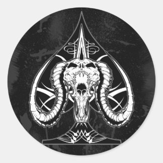 Spadernas Ace Runt Klistermärke