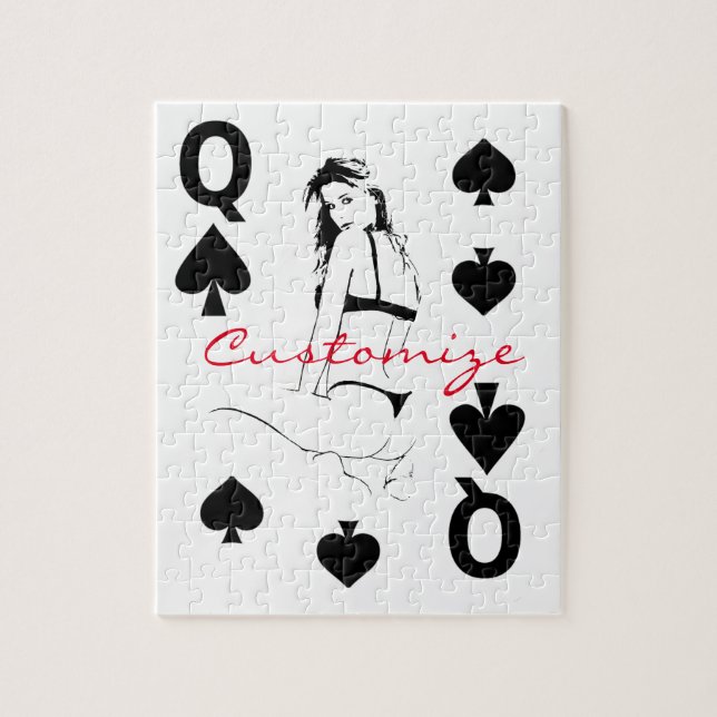 Spades Bikini Girl Thunder_Cove Pussel (Vertikal)