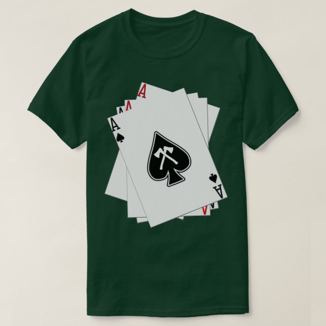 Spades Classic TShirt T Shirt (Design framsida)
