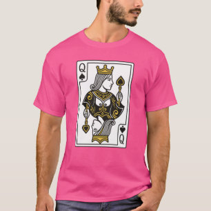 Spades drottning - Black & Guld T Shirt