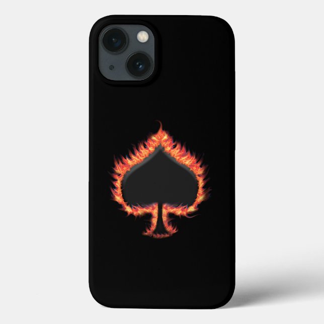 Spades Flames (Baksida)