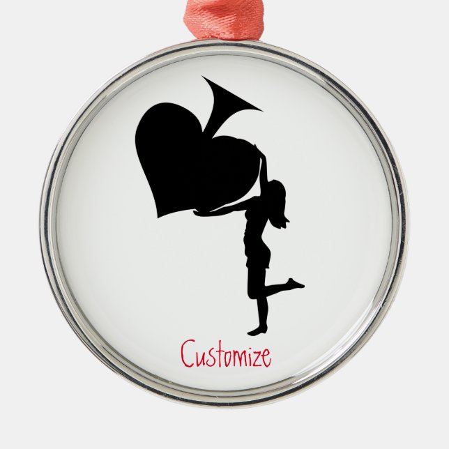 Spades Holding Black Ace Thunder_Cove Julgransprydnad Metall (Framsidan)