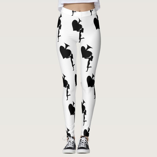 Spades Holding Black Ace Thunder_Cove Leggings (Framsida)