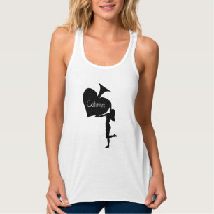 Spades Holding Black Ace Thunder_Cove Linne Med Racerback