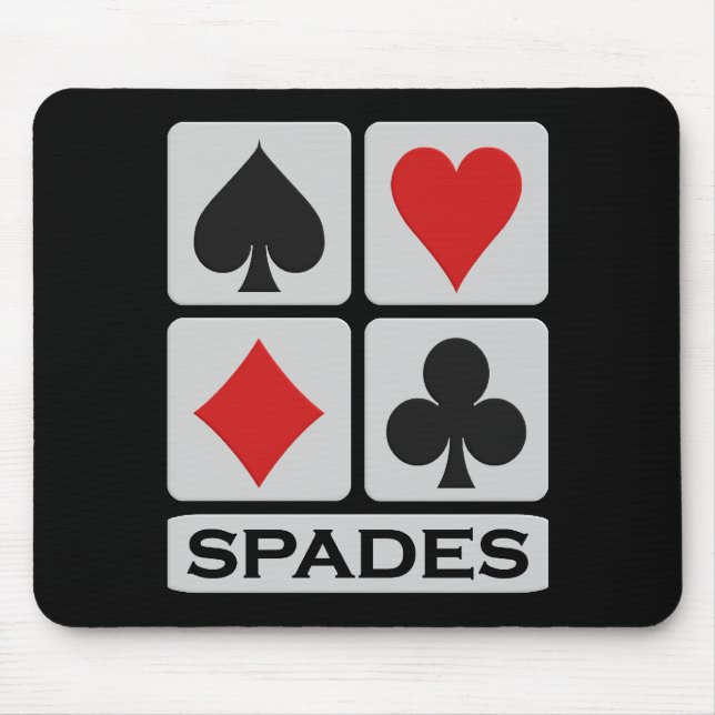 Spades mousepad musmatta (Framsidan)