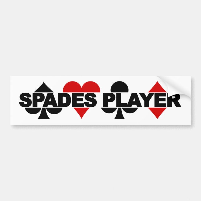 Spades Player-bildekal Bildekal (Framsidan)