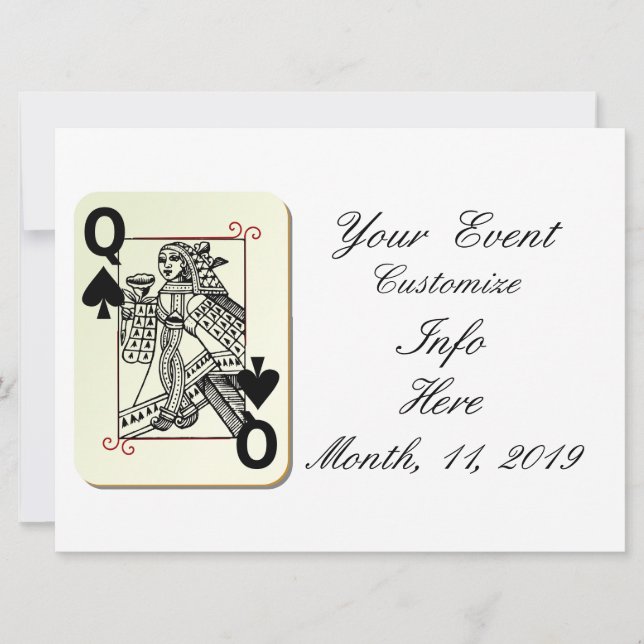 Spades Thunder_Cove-drottning (Framsida)