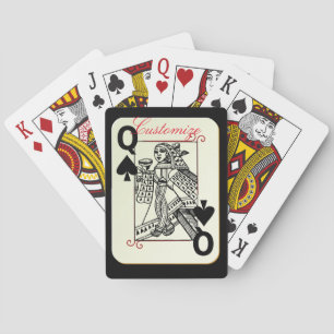 Spades Thunder_Cove-drottning Casinokort