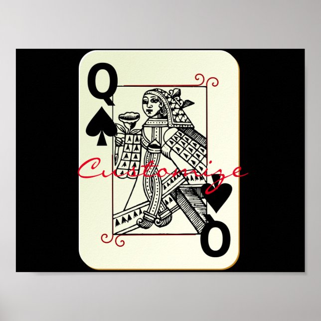 Spades Thunder_Cove-drottning Poster (Framsidan)