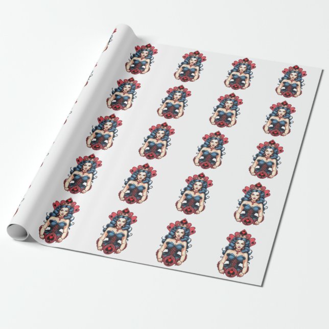Spades Thunder_Cove-drottning Presentpapper (Utrullad)