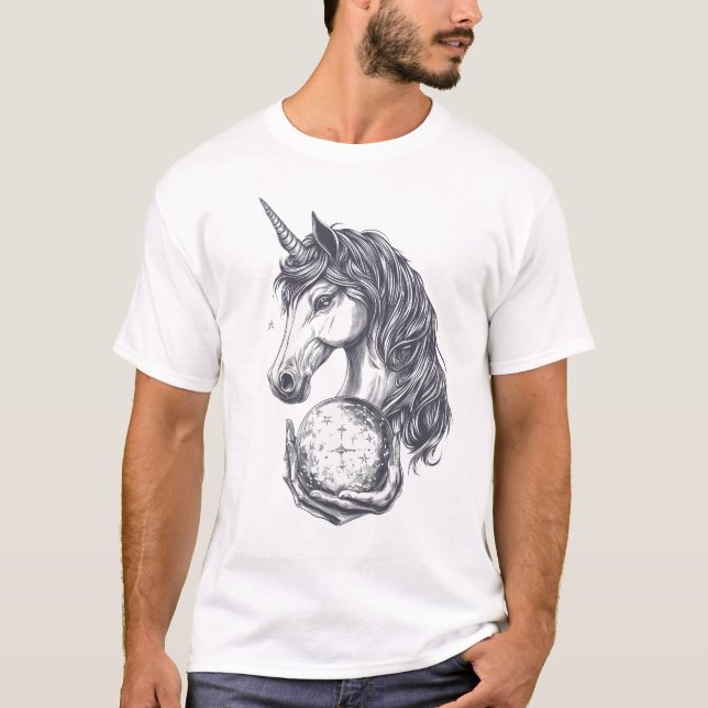 Spådjursenhörning (1) t shirt (Framsida)