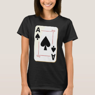 Spadkortet är det bästa spelkortet i t shirt