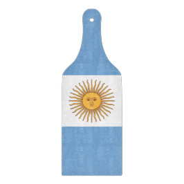 Spadlar av glas med flagga av Argentina