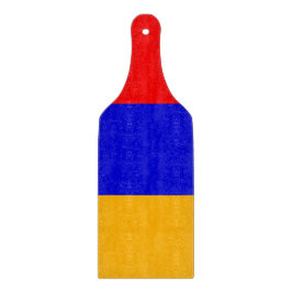 Spadlar av glas med flagga av Armenien