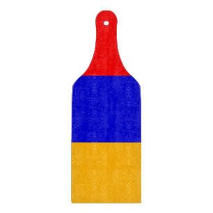 Spadlar av glas med flagga av Armenien