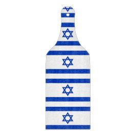 Spadlar av glas med flagga av Israel
