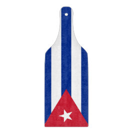 Spadlar av glas med flagga från Kuba