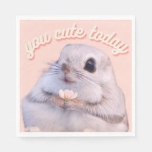 Spädningsvätska med rosa blomma Pappersservett