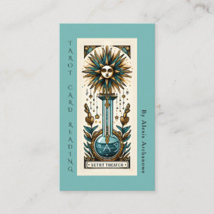 Spådom Tarotkort Läsning Affärskort Visitkort