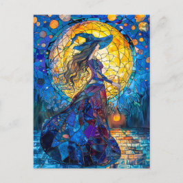 Spådomar för gjutning av avfall under fullt måne vykort