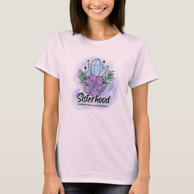 Spådomar i nacken: Starkare Witchy Design T Shirt (Framsida)
