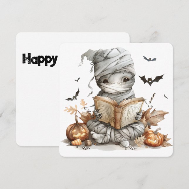 Spådomar och artiklar - Mummy in Pumpkin Patch (Fram/baksida)