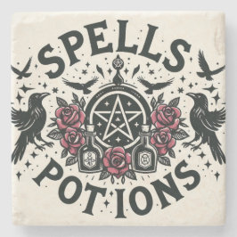 Spådomar och befattningar stenunderlägg