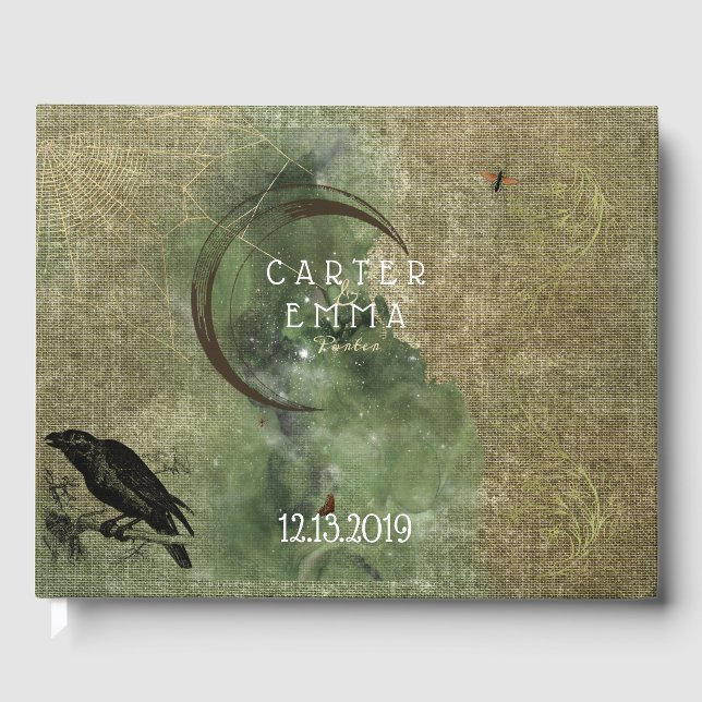 Spådomar och Websar för Witch Wicca Gästböcker (Framsida)