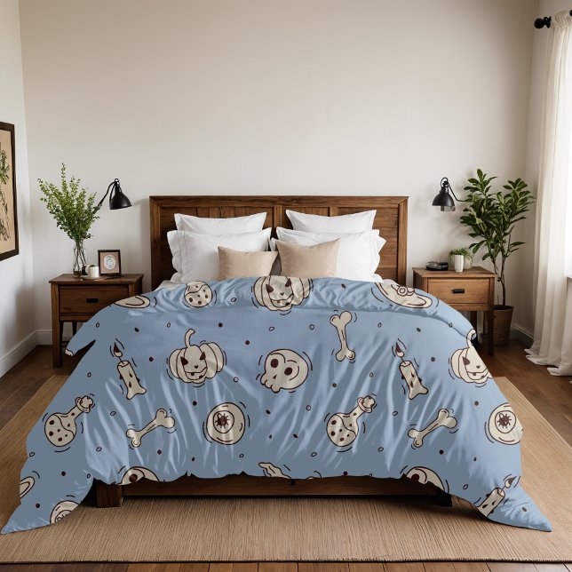 Spådomar & Skeletons Halloween Fleece Blanket (Skapare uppladdad)