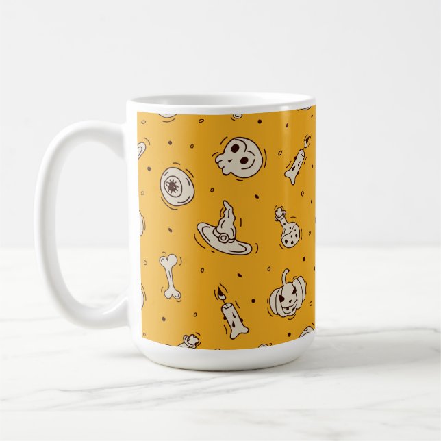 Spådomar & Skeletons Halloween Mugg (Vänster)