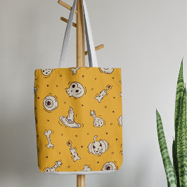 Spådomar & Skeletons Halloween Tote Bag Tygkasse