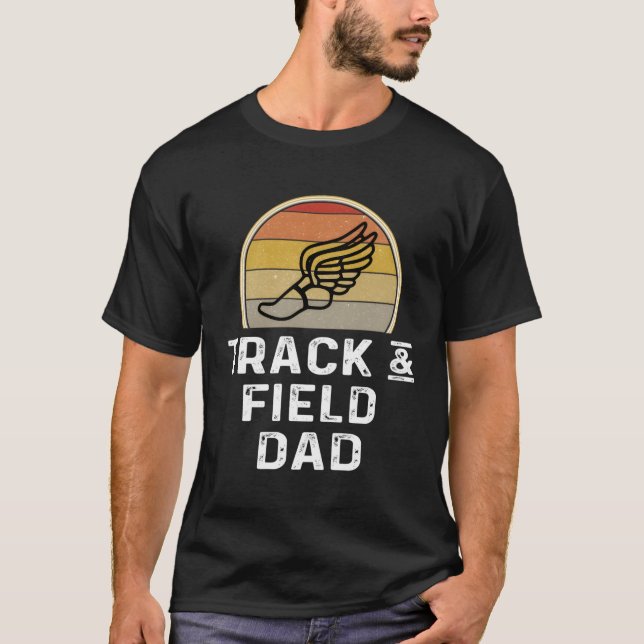 Spåer och Fält Pappa Vinge-skon T Shirt (Framsida)