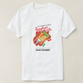 Spagetti kodifierar t shirt