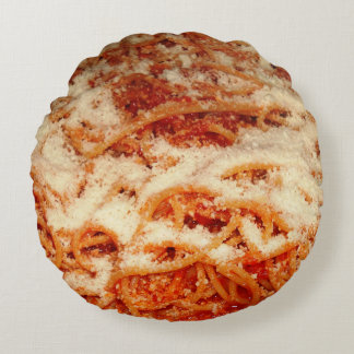 Spagetti med parmesanostdekorativ kudde