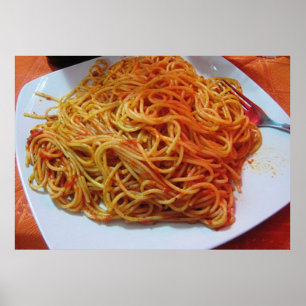 Spagettiaffisch Poster