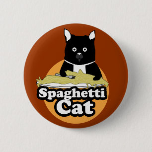 Spagettikatt Knapp