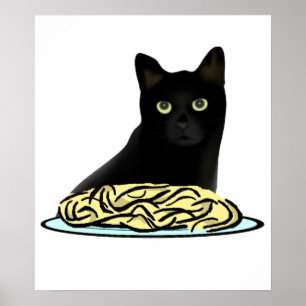 Spagettikatt Poster