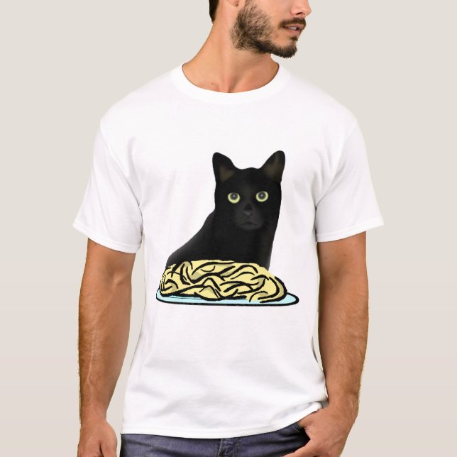 Spagettikatt T-shirt (Framsida)
