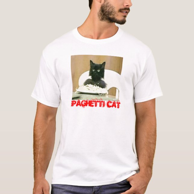 SPAGETTIKATTT-tröja T Shirt (Framsida)