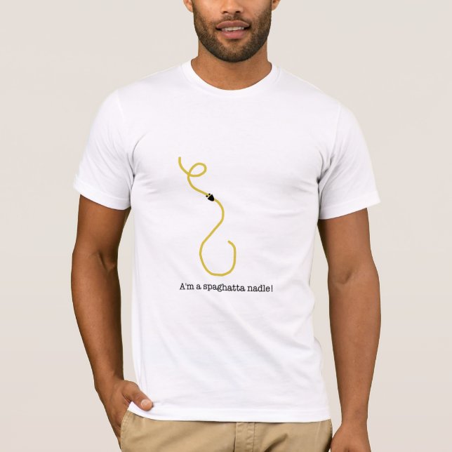 Spaghatta Nadle!! T Shirt (Framsida)