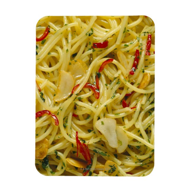 Spaghetti Aglio, Olio och Peperoncino Magnet (Vertikal)