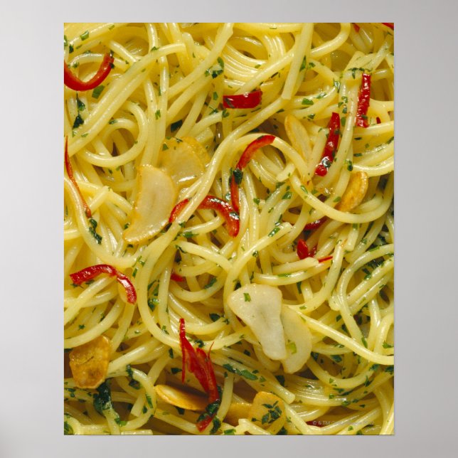 Spaghetti Aglio, Olio och Peperoncino Poster (Framsidan)